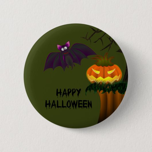 Halloween Pin Ronde Button 5,7 Cm (Voorkant)