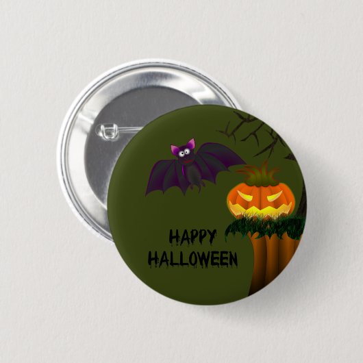 Halloween Pin Ronde Button 5,7 Cm (Voorkant /achterkant)