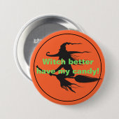 Halloween Pin Ronde Button 7,6 Cm (Voorkant /achterkant)