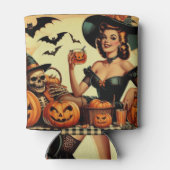 Halloween Pin-Up Blikjeskoeler (Achterkant)