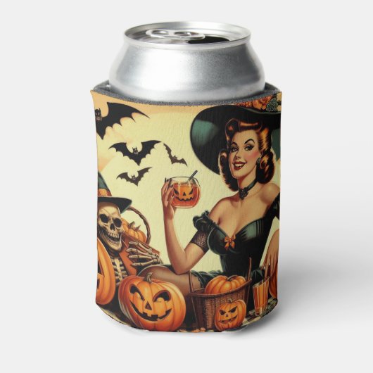 Halloween Pin-Up Blikjeskoeler (Blikje Achterkant)
