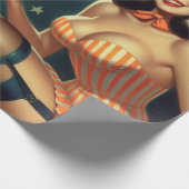 Halloween Pin Up Cadeaupapier (Hoek)
