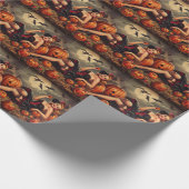  Halloween Pin Up Cadeaupapier (Hoek)