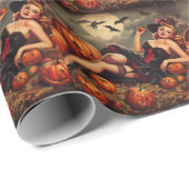 Halloween Pin Up Cadeaupapier (Rol Hoek)