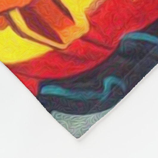 Halloween Pin-up Fleece Deken (Hoek)