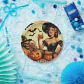 Halloween Pin-Up Papieren Bordje (Feest)
