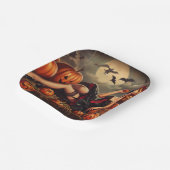  Halloween Pin Up Papieren Bordje (Gebogen)