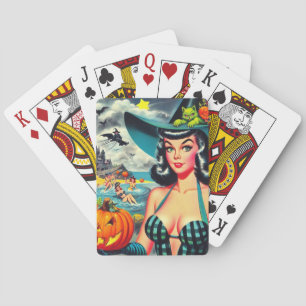  Halloween Pin-up Pokerkaarten