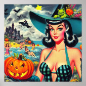  Halloween Pin-up Poster (Voorkant)