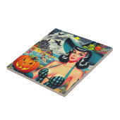  Halloween Pin-up Tegeltje (Zijkant)
