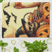  Halloween Pin-Up Theedoek (Gevouwen)