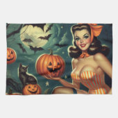  Halloween Pin Up Theedoek (Horizontaal)
