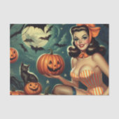 Halloween Pin Up Tissuepapier (Voorkant)