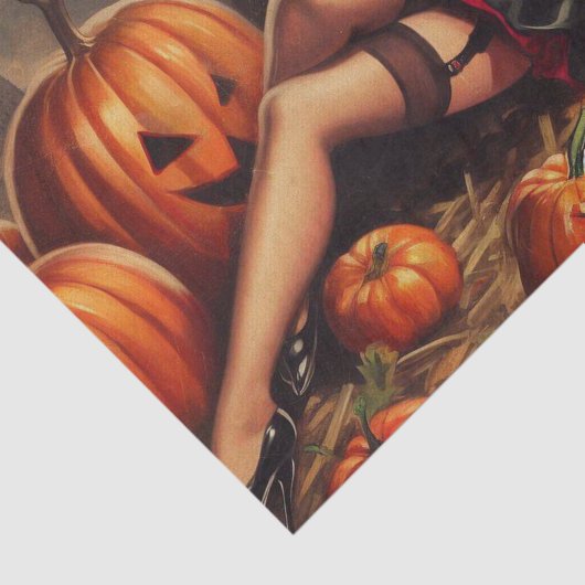  Halloween Pin Up Tissuepapier (Detail)