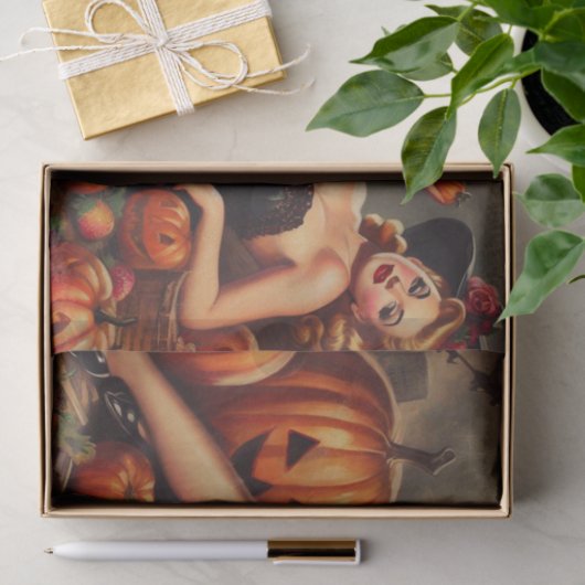  Halloween Pin Up Tissuepapier (Geschenk)