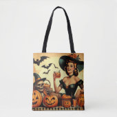  Halloween Pin-Up Tote Bag (Voorkant)
