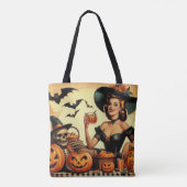  Halloween Pin-Up Tote Bag (Achterkant)