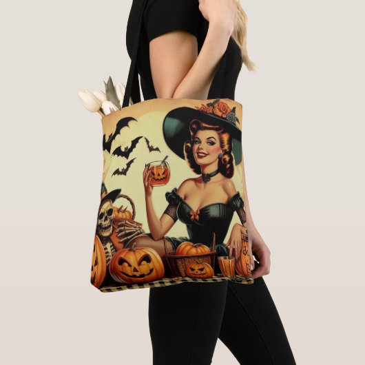  Halloween Pin-Up Tote Bag (Dichtbij)