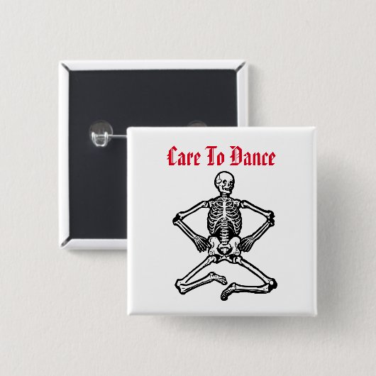 Halloween Pin Vierkante Button 5,1 Cm (Voorkant /achterkant)