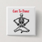 Halloween Pin Vierkante Button 5,1 Cm (Voorkant)