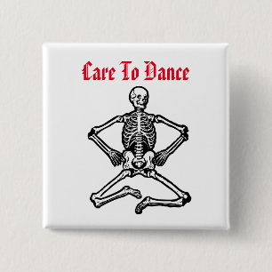 Halloween Pin Vierkante Button 5,1 Cm