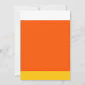 Halloween Ping-Pong Party Uitnodigingen (Achterkant)