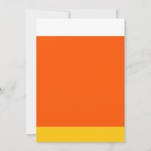 Halloween Ping-Pong Party Uitnodigingen (Achterkant)