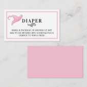 Halloween Pink a Baby is het brouwen van luier Raf Informatiekaartje (Voorkant / Achterkant)