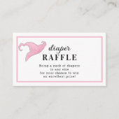 Halloween Pink a Baby is het brouwen van luier Raf Informatiekaartje (Voorkant)