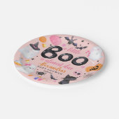 Halloween Pink Ghost Baby shower Paper Bord (Gekanteld)