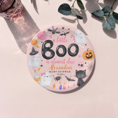 Halloween Pink Ghost Baby shower Paper Bord