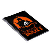 Halloween Piraat Buit Notitieboek (Rechterzijde)