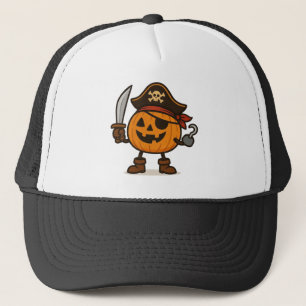 Halloween-piraat Jack-o-Lantern Trucker Pet