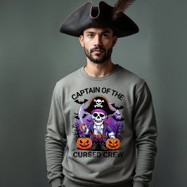 Halloween Piraat Kapitein van de Vervloekte Bemann Trui
