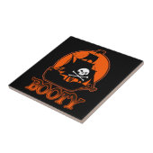 Halloween Piraat Schat Tegeltje (Zijkant)
