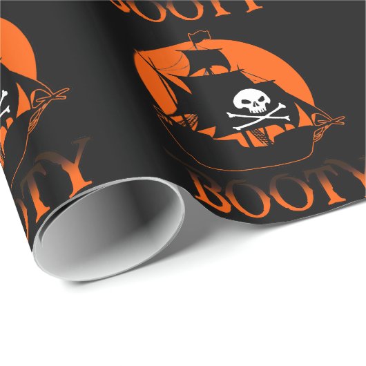 Halloween Pirate Booty Cadeaupapier (Rol Hoek)