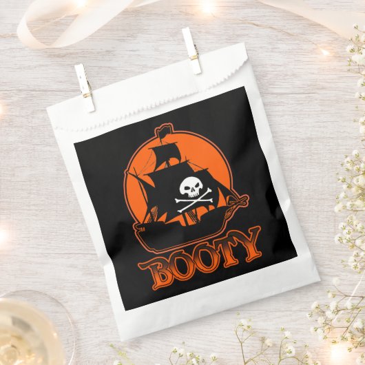 Halloween Pirate Booty Favor Bags Bedankzakje (Geknipt)