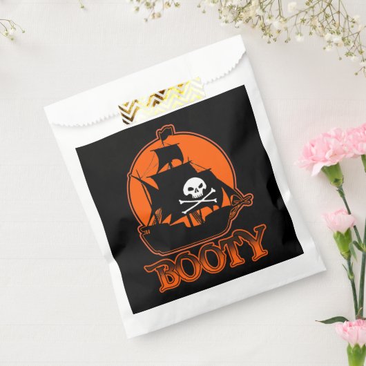 Halloween Pirate Booty Favor Bags Bedankzakje (Gezegeld)
