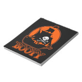 Halloween Pirate Booty Notitieblok (Linkerzijde)