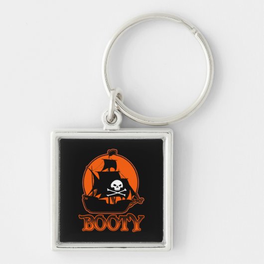 Halloween Pirate Booty Sleutelhanger (Voorkant)