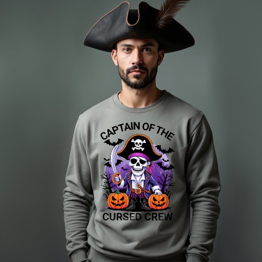 Halloween Pirate Captain of the Cursed Crew Trui