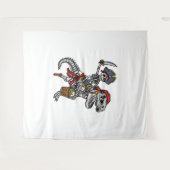 Halloween Pirate Dinosaur Skeleton Wandkleed (Voorkant (horizontaal))