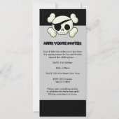 Halloween Pirate Invitation Kaart (Voorkant)