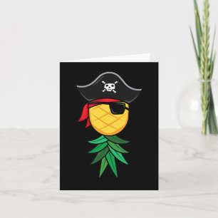 Halloween Pirate ondersteboven ananassenwingers Li Kaart