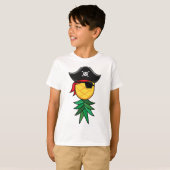 Halloween Pirate ondersteboven ananassenwingers Li T-shirt (Voorkant volledig)