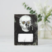 Halloween Pirate Skull Briefkaart (Staand voorkant)