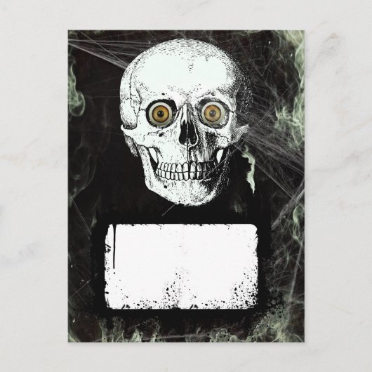 Halloween Pirate Skull Briefkaart (Voorkant)