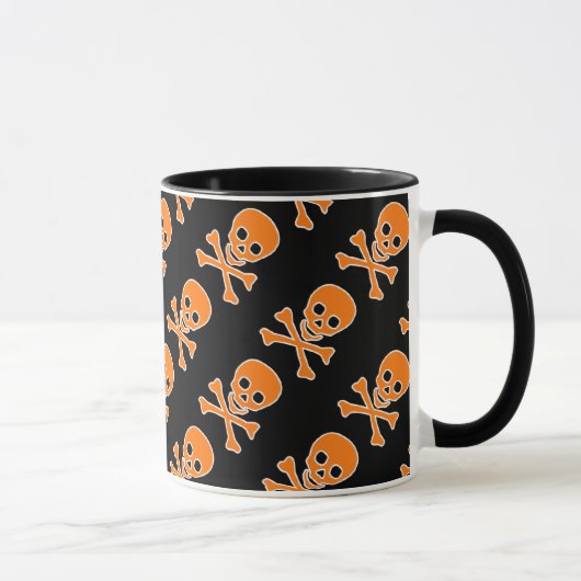 Halloween Pirate Skulls Mok (Rechts)