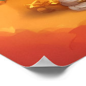 Halloween Pirate Treasure Hunt AI Generatief Poster (Hoek)