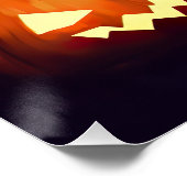 Halloween Pitbull met pompoenen eng Perfect Poster (Hoek)